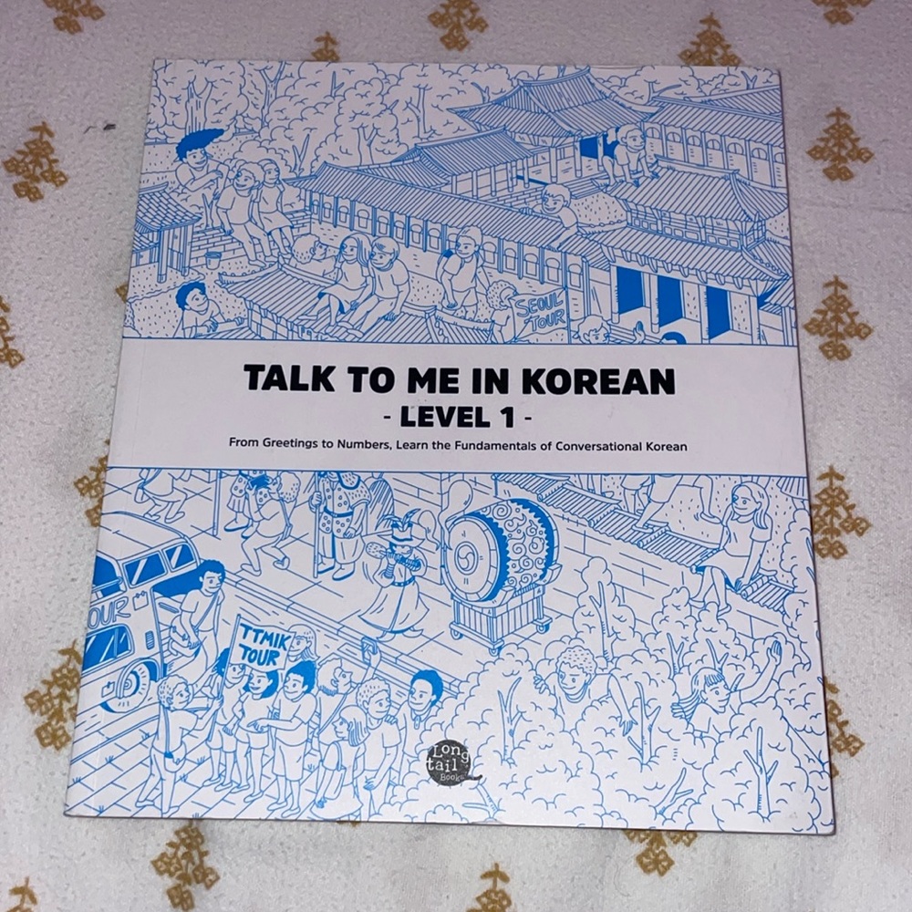 korean learning book. level 1